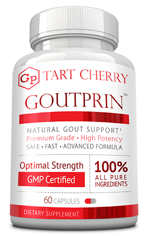 Goutprin ingredients bottle